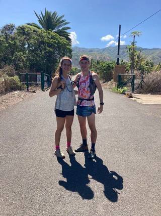 With Genna at the finish